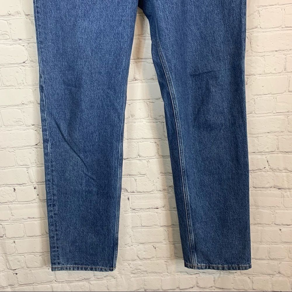ASOS Collusion Mom Jeans size 30long Dark Wash - Picture 3 of 12
